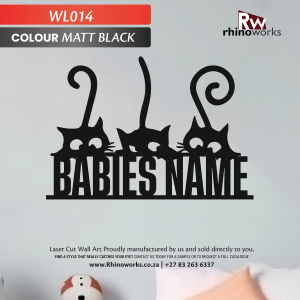 WL014 Baby Room Cat Wall Art