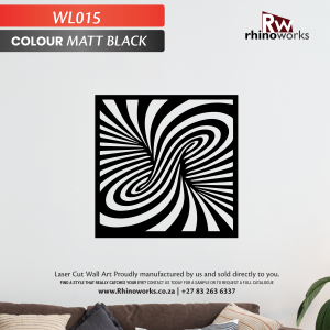 WL015  Modern Abstract Geometric Vortex Wall Art Home Decor